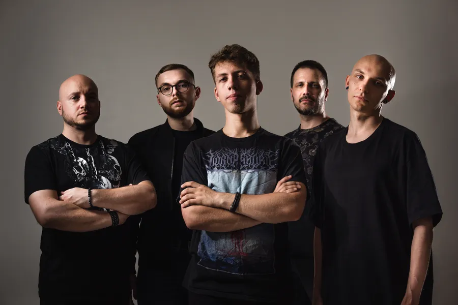 All 5 band members. From left: Michal, Wojtek, Max, Tomasz, Kamil.